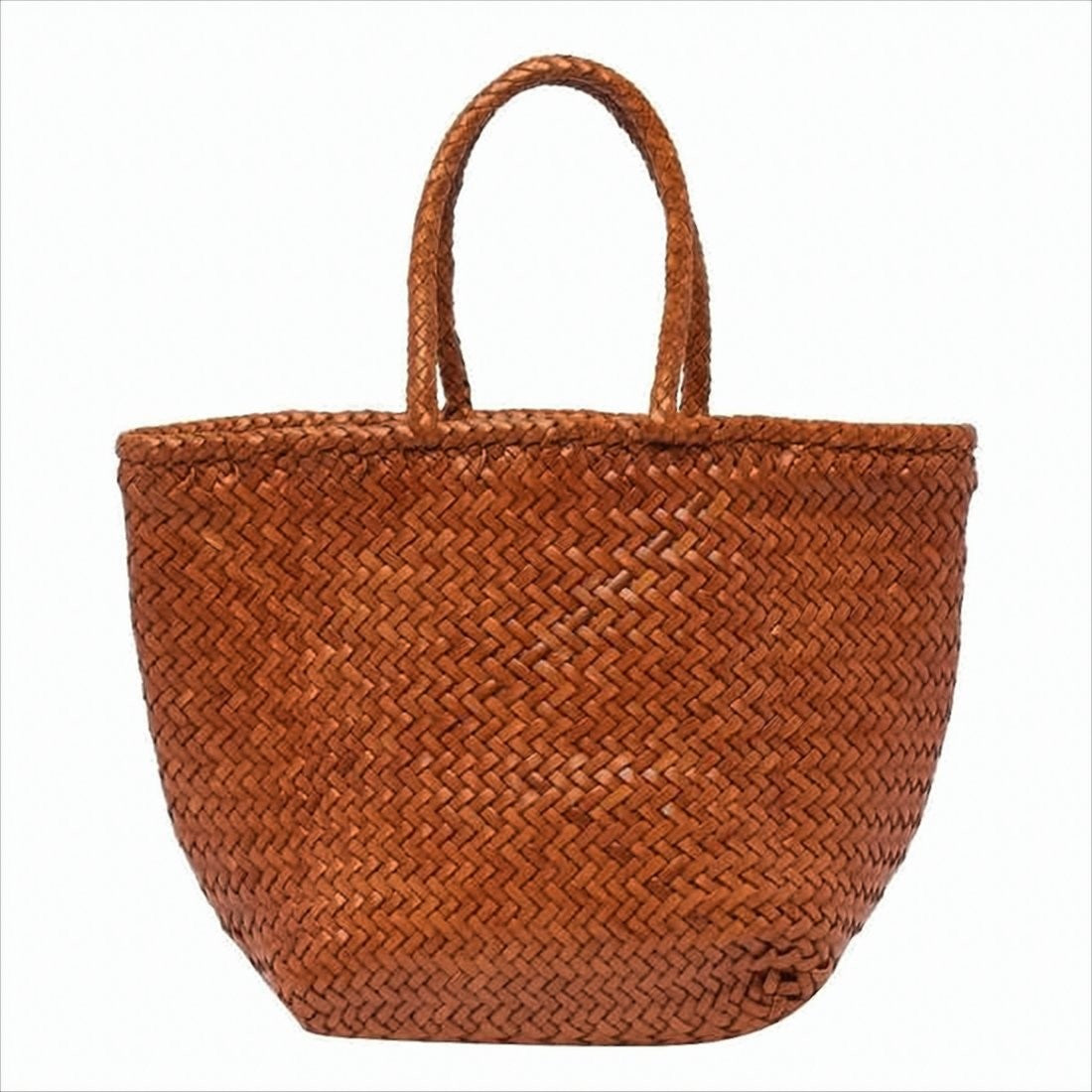 Dragon Diffusion Woven Buffalo Leather Small Tote Bag
