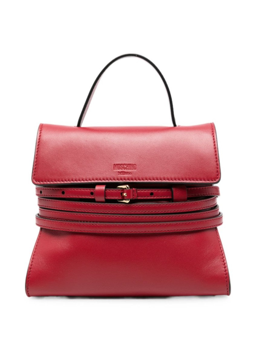 Moschino Structured Handbag With Adjustable Strap