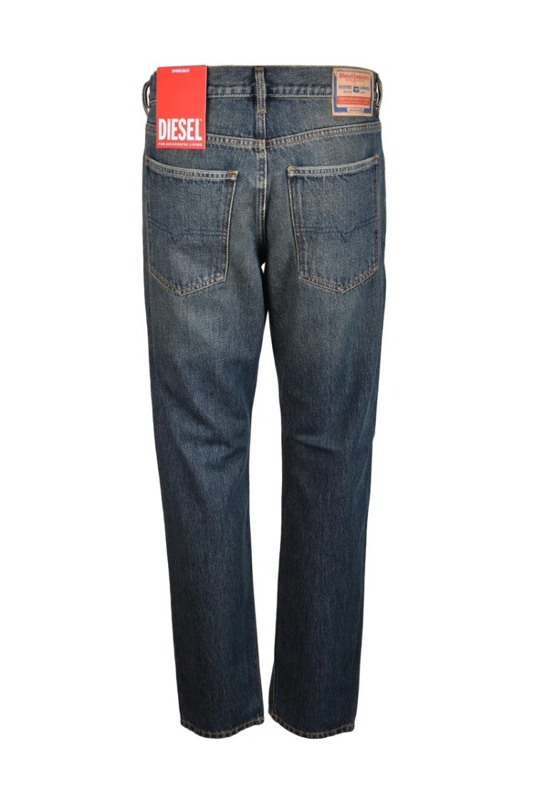 Diesel Denim Faded Cotton Jeans