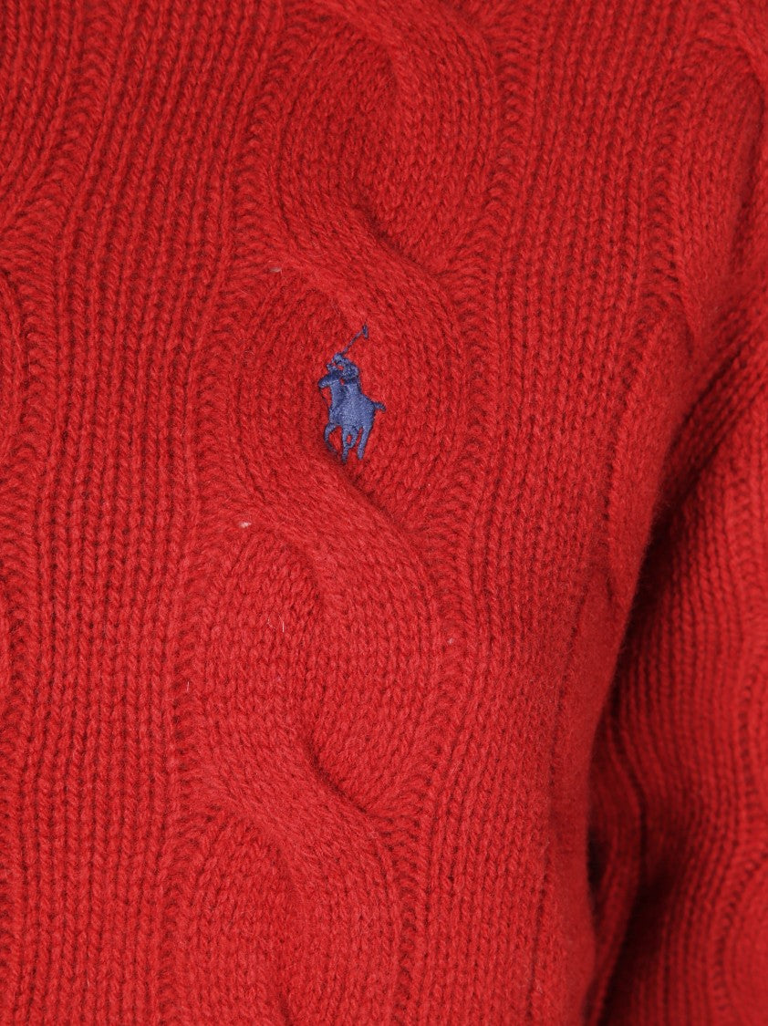 Polo Ralph Lauren Cable Knit Sweater With Crew Neckline