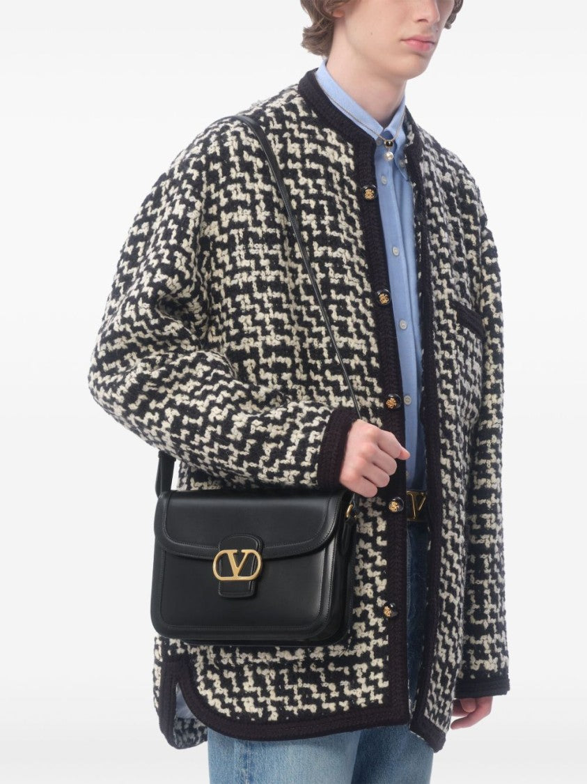 Valentino Garavani Structured Shoulder Bag With Logo Clasp