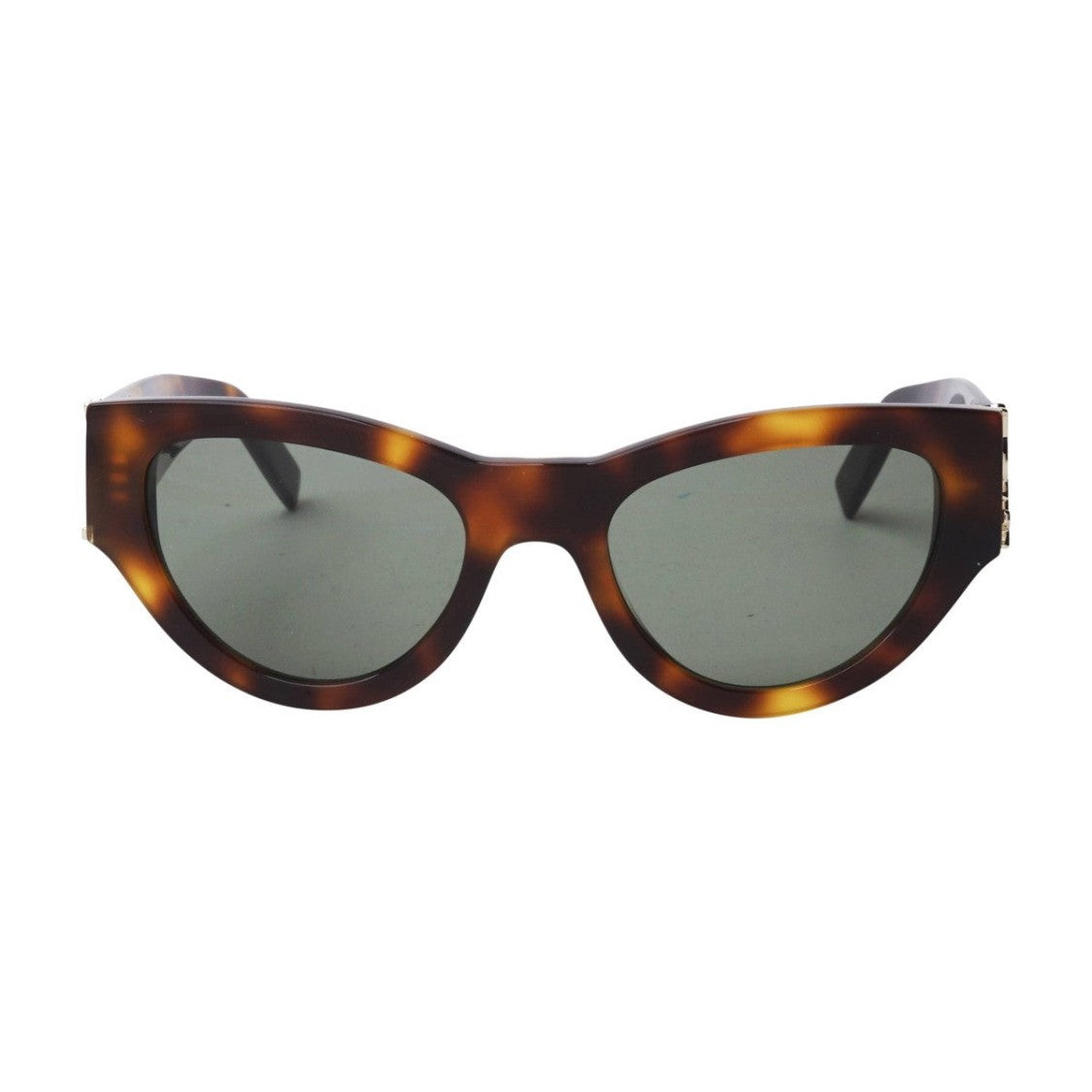 Saint Laurent Havana Sl M94 Monogram Cat-Eye Celluloid Sunglasses