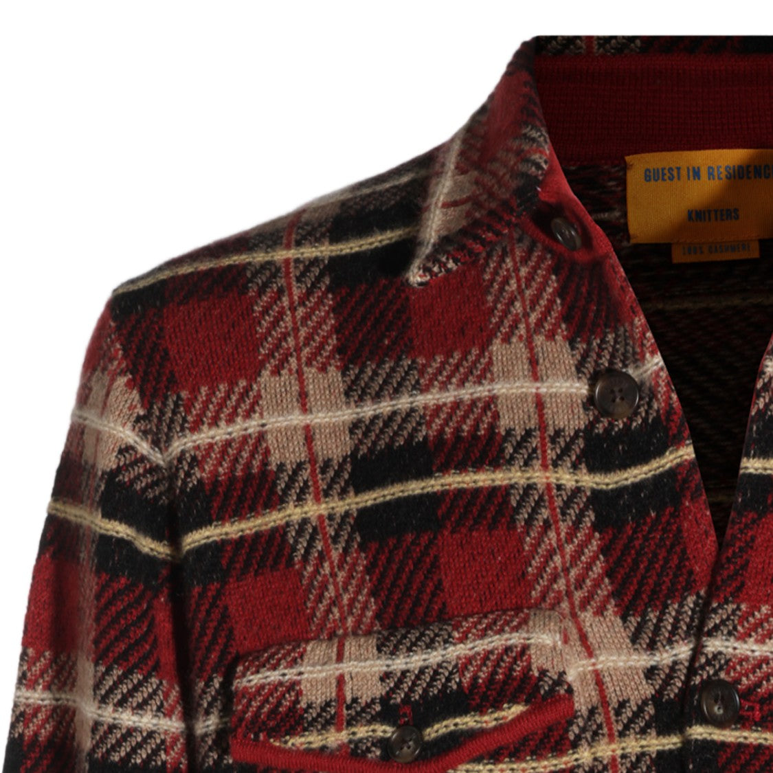 Guest In Residence Classic Plaid Button-Up Shirt