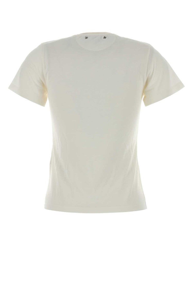 Golden Goose White Viscose Blent T-Shirt