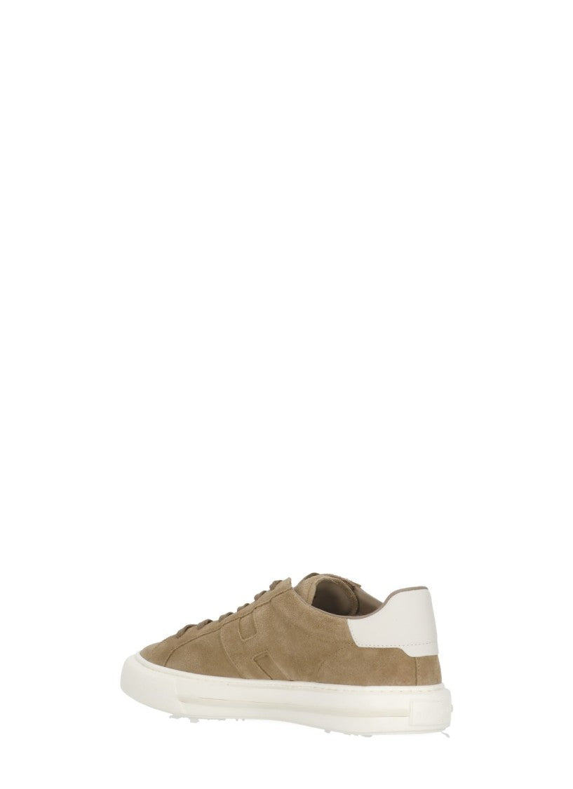 Hogan Brown H691 Suede Sneakers