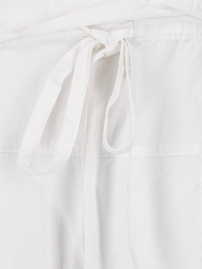 Matteau High-Waist Wide-Leg Trousers With Tie Belt