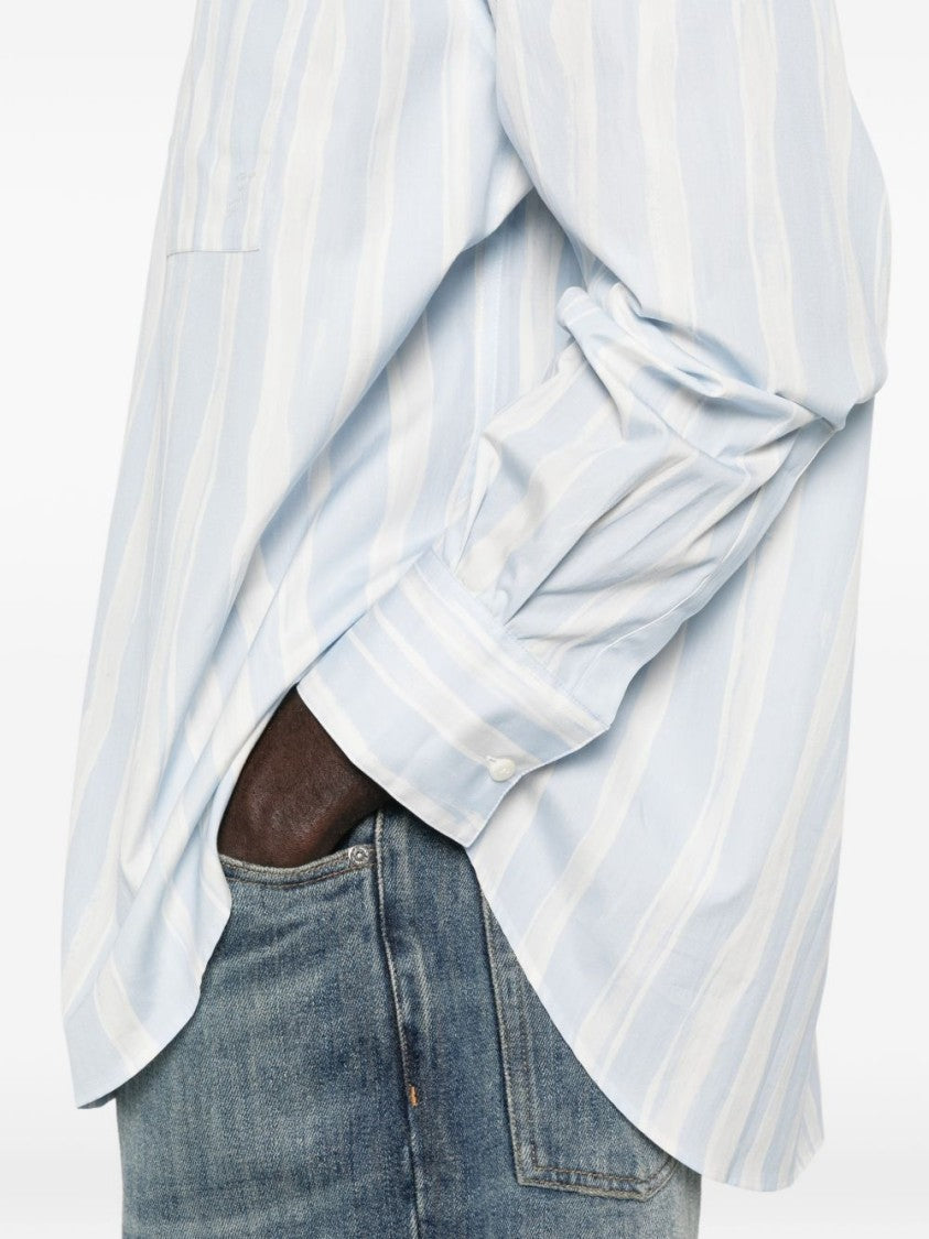 Jacquemus White Silk And Nylon Classic Shirt