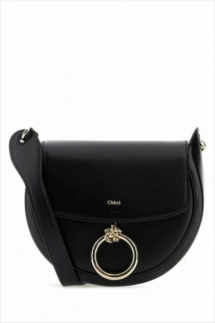 Chloé Crescent-Shaped Calf Leather Crossbody Bag