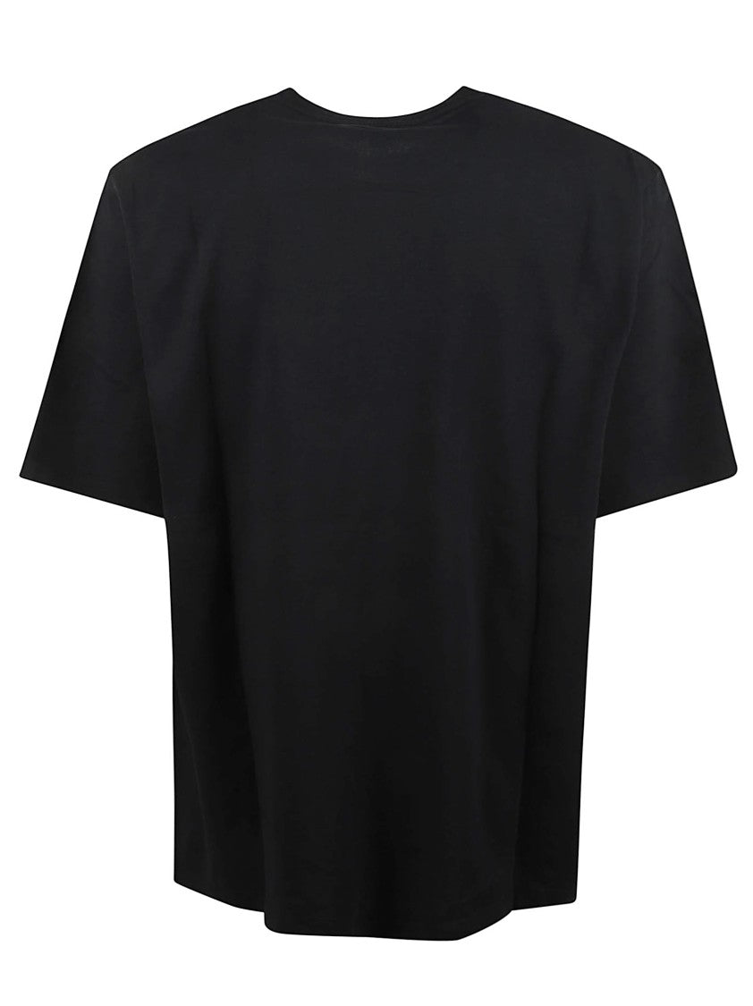 Alexander Mcqueen Casual Black T-Shirt With Skull Embroidery
