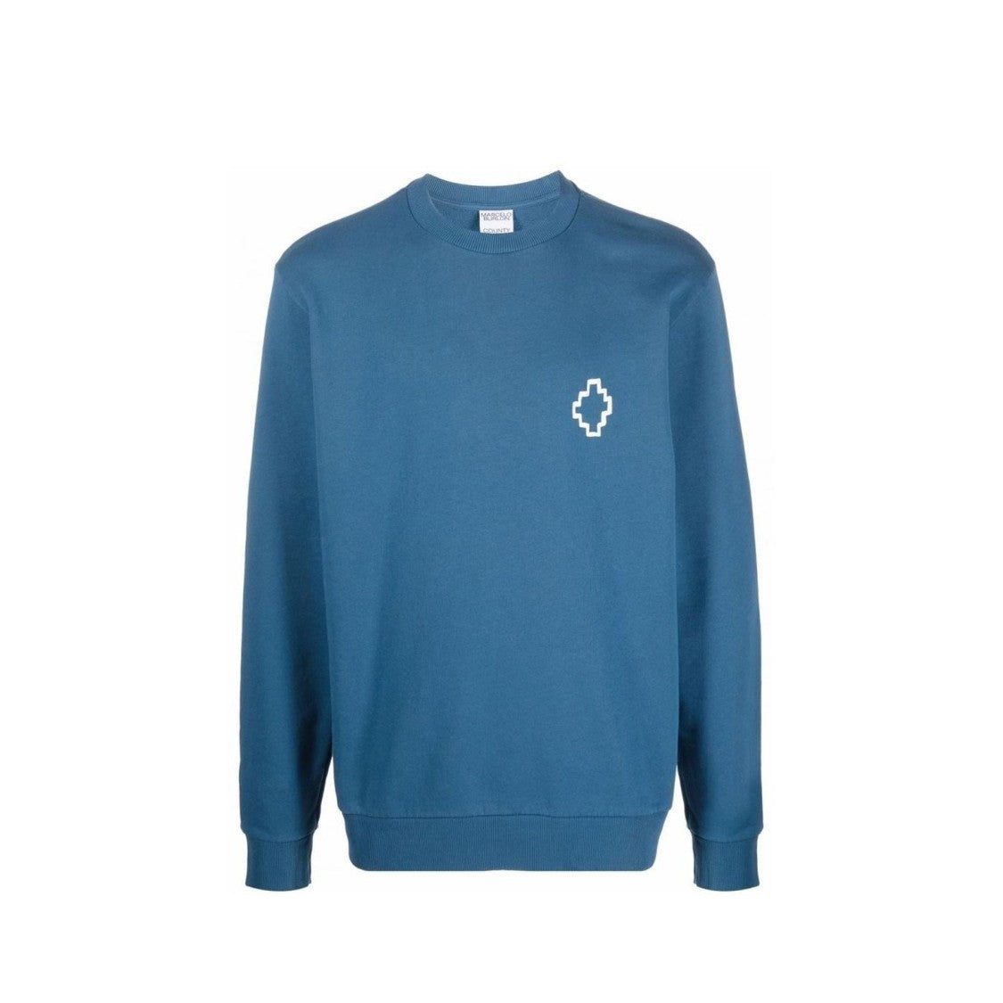 Marcelo Burlon Blue Cotton Sweatshirt