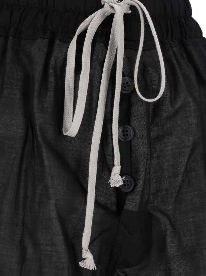 Rick Owens Straight-Leg Pants – Black