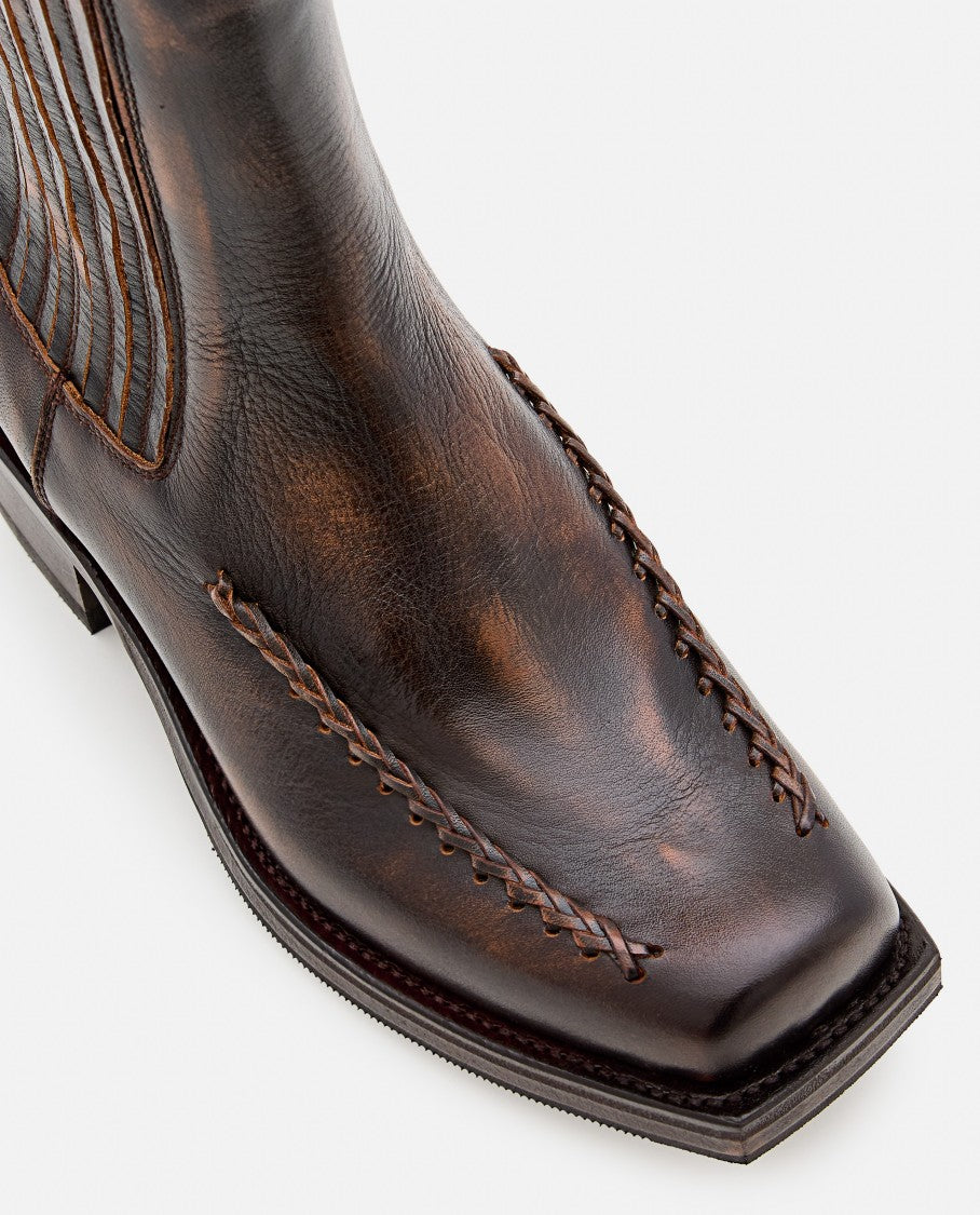 Hereu Agulla Square Toe Chelsea Boots