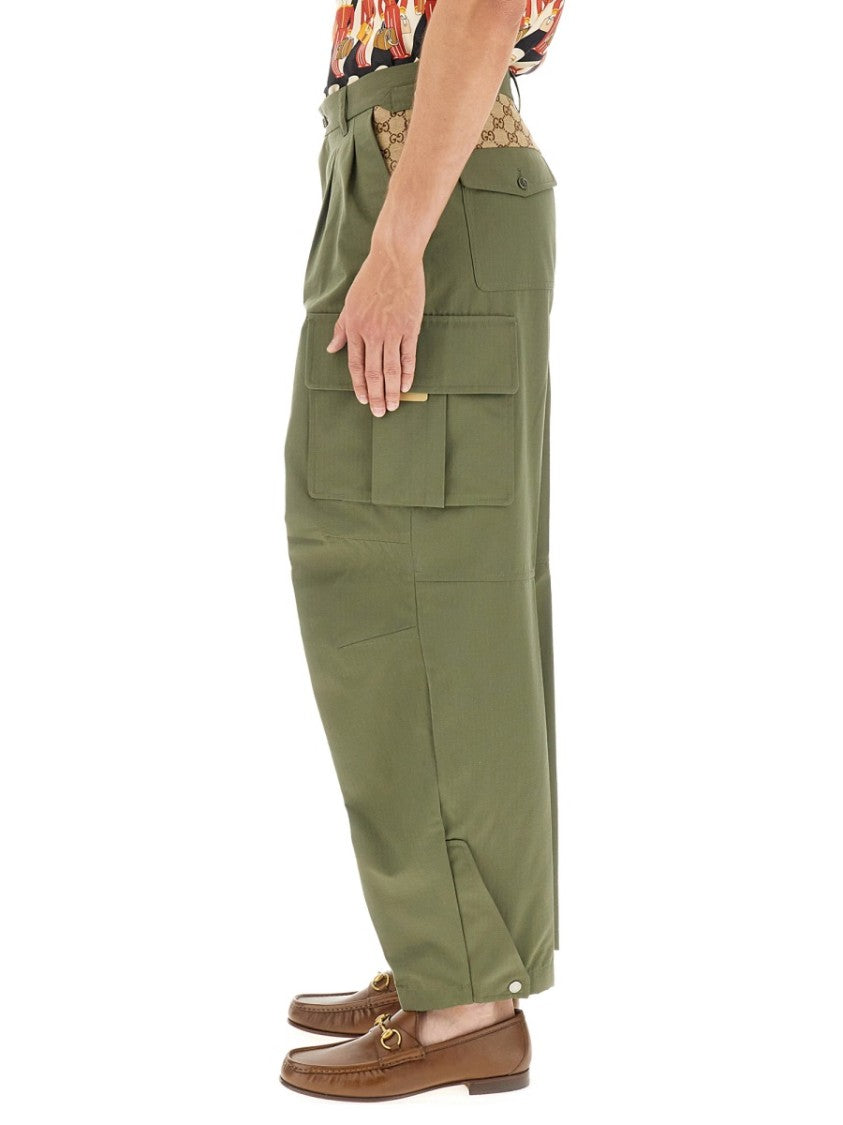 Gucci Classic Cargo Pants With Button And Zipper Closure