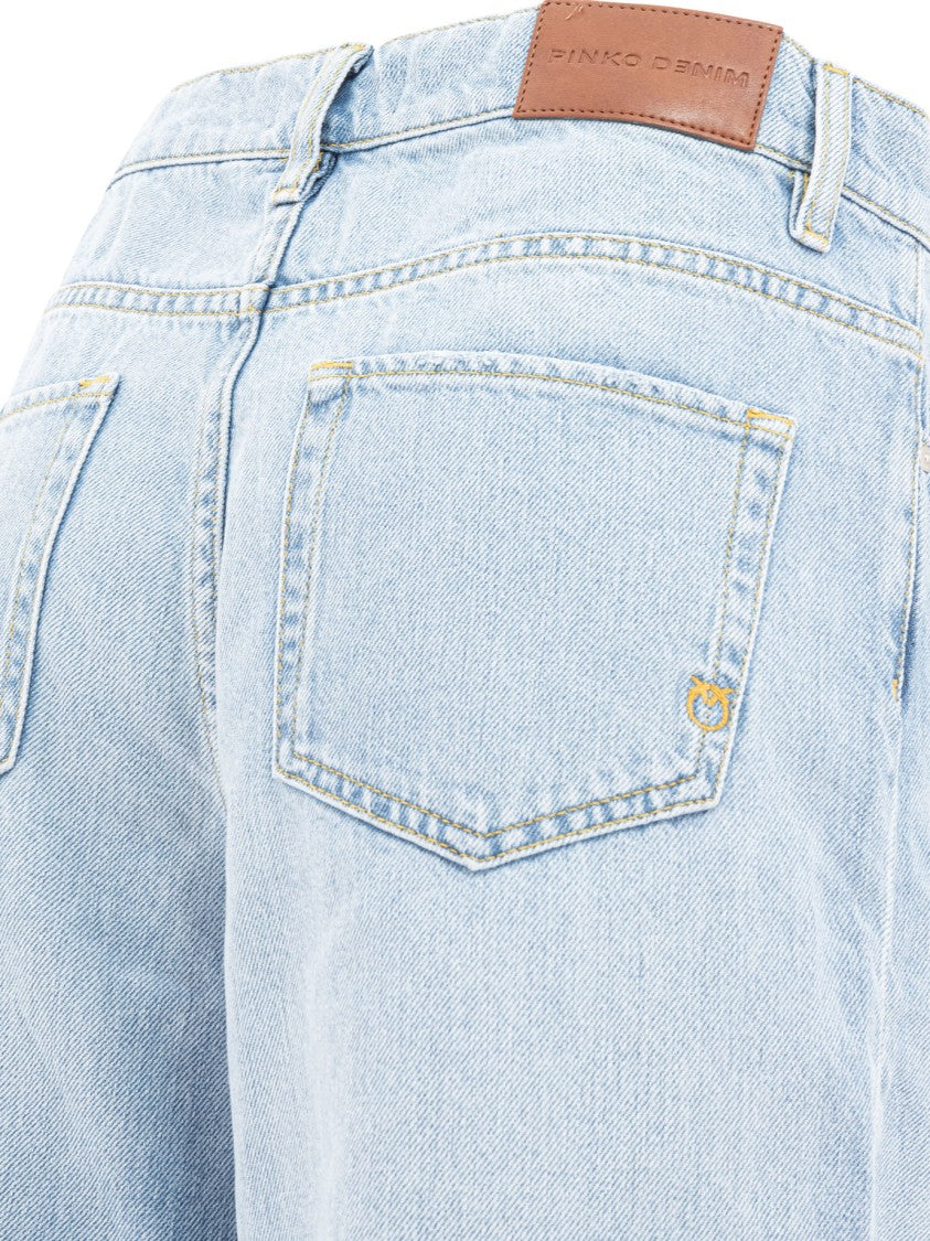 Pinko High-Waisted Light Blue Jeans