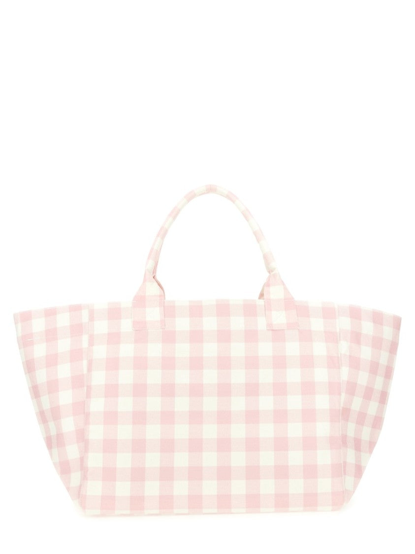 Ganni "Vicky Check Xxl" Tote Bag