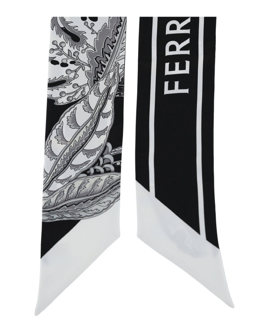 Ferragamo Togo Print Silk Bandeau