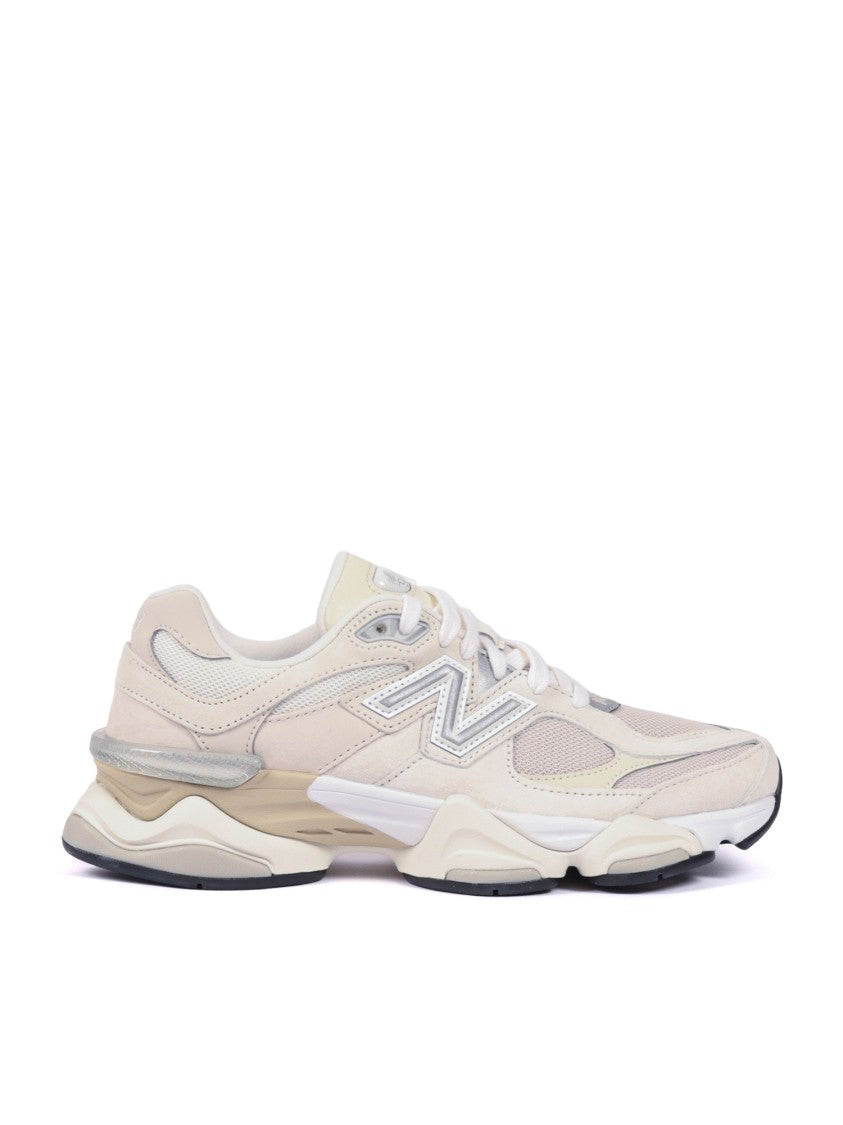 New Balance Off White Suede Layered Sneakers