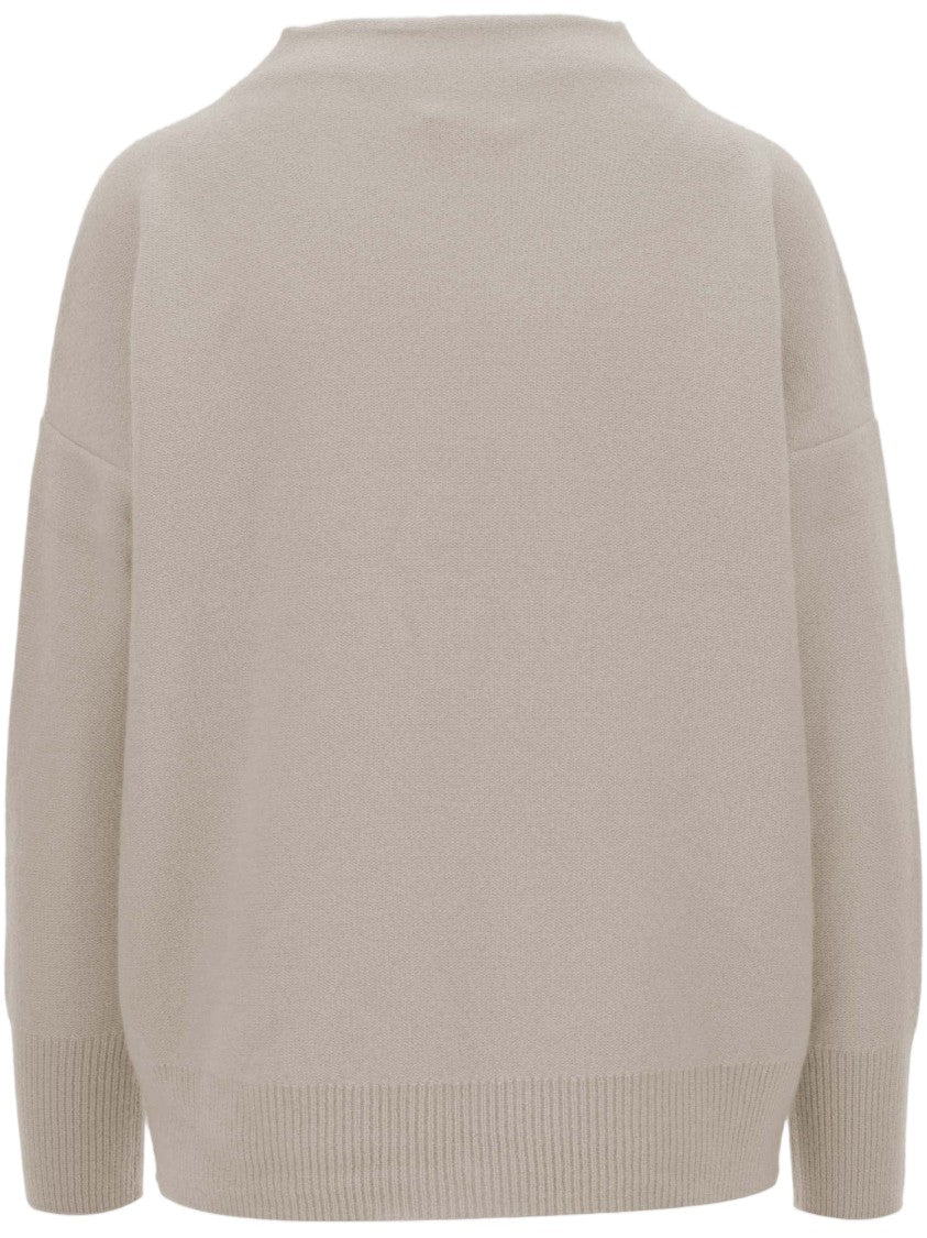 Vince Turtleneck Cashmere Sweater With Ribbed Cuffs