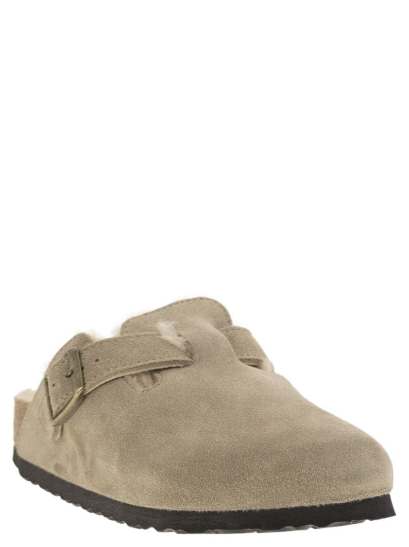 Birkenstock Boston - Sabot With Fur Lining