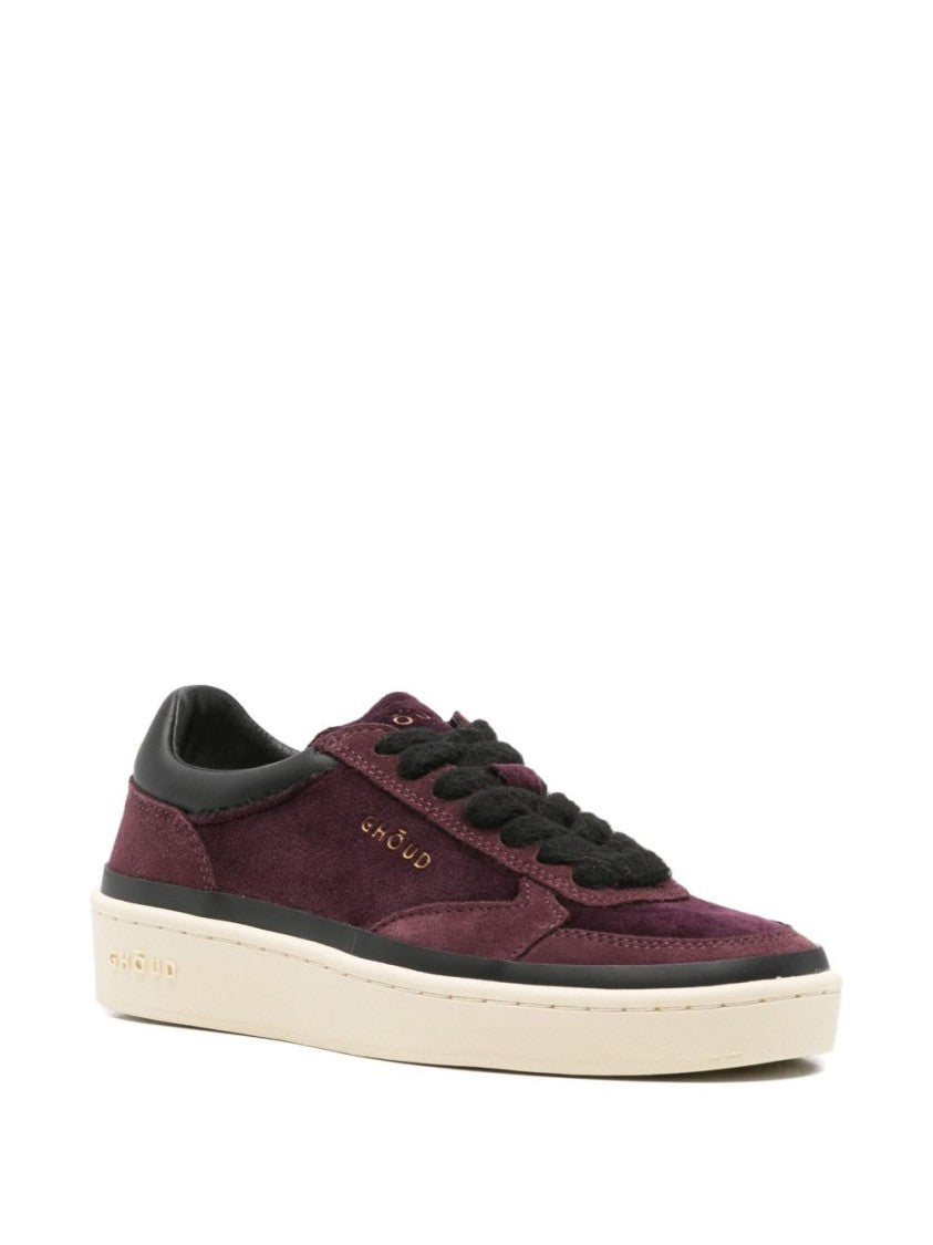 Ghoud Bordeaux Sneakers With Suede