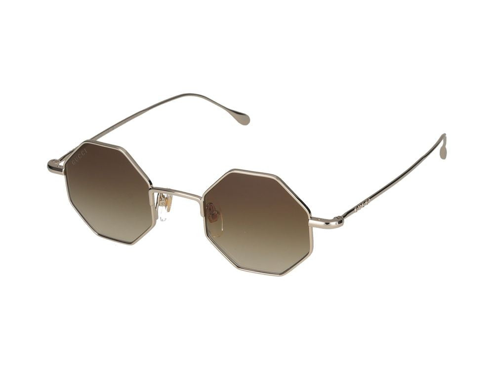 Gucci Sunglasses Gg1814s 002 Gold Gold Brown 41/22/145