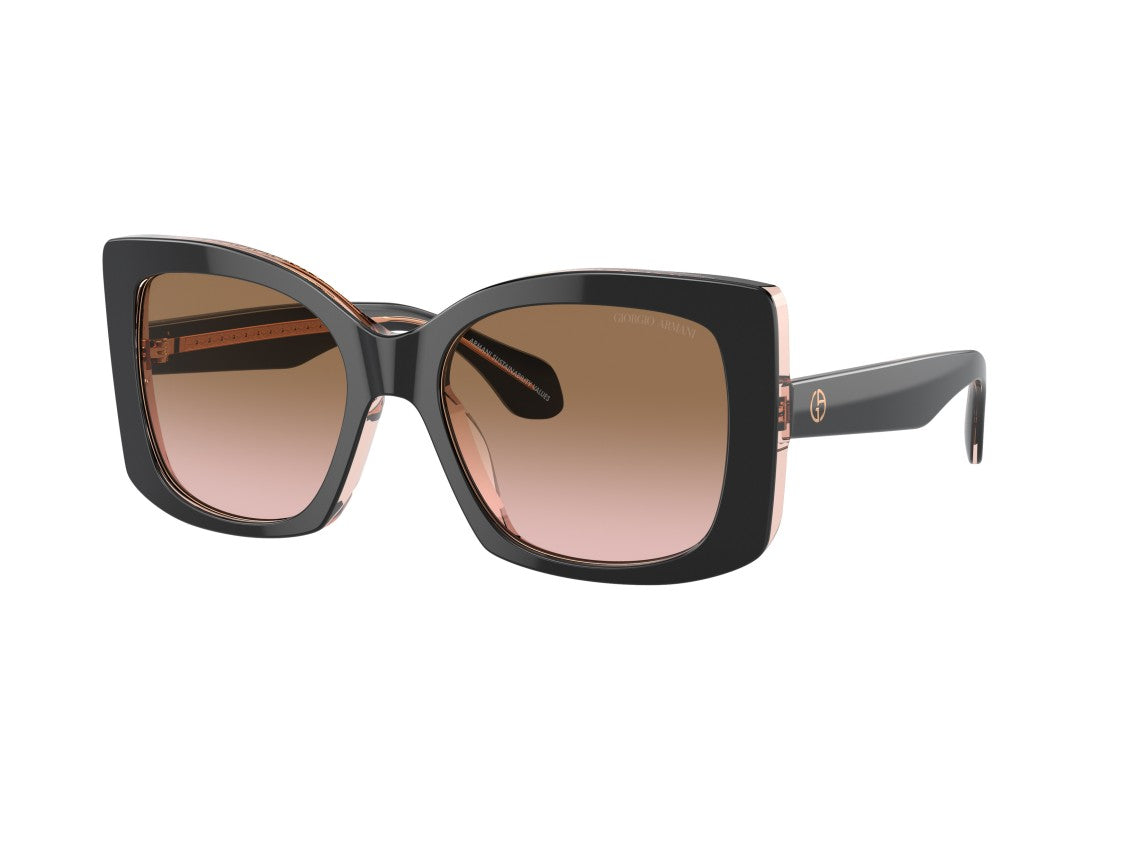Giorgio Armani 0Ar8208u Gradient Acetate Oversized Square Sunglasses