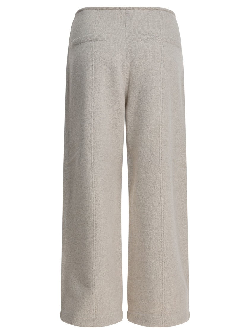 Umarmung Wide-Leg Trousers In Wool-Cashmere Blend