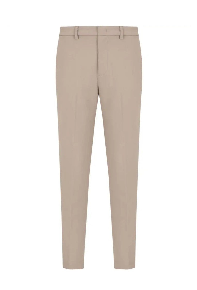 Emporio Armani Tailored Trousers With Blend Fabric And Flattering Fit