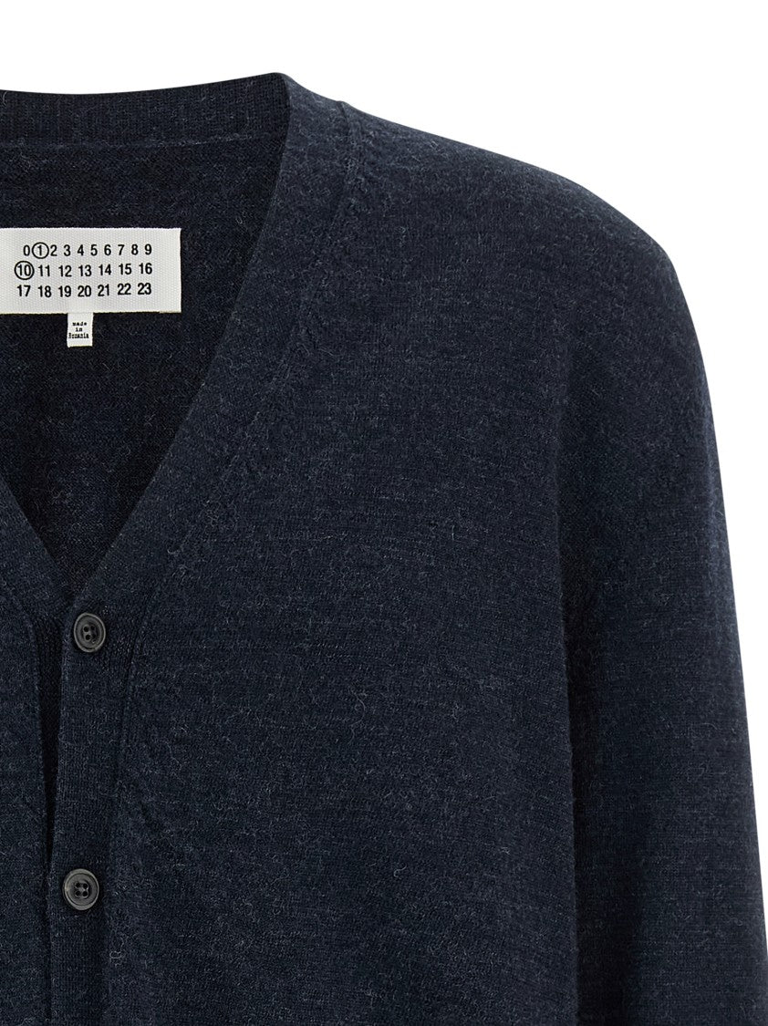 Maison Margiela Suede Patch Cardigan