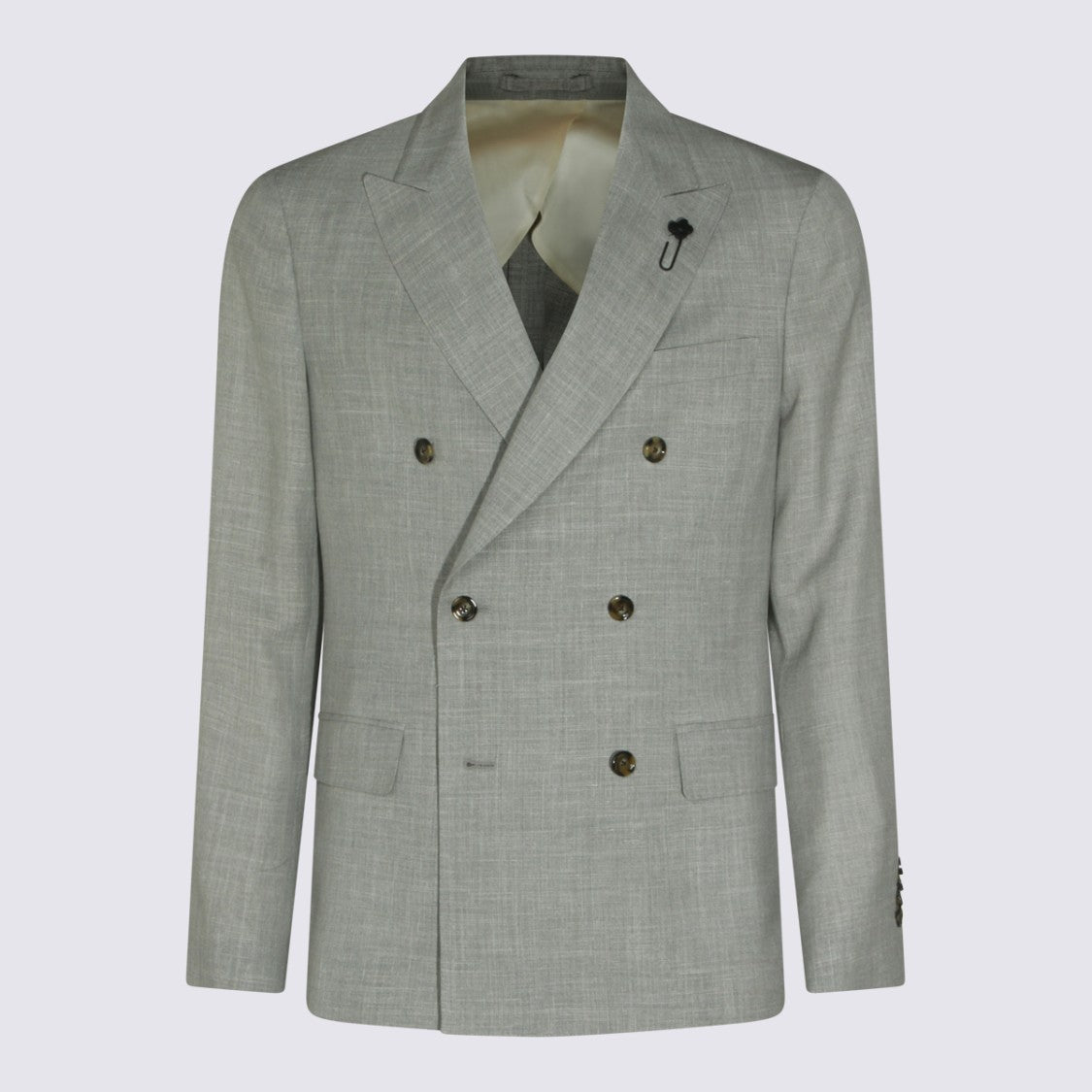 Lardini Tailored Two-Piece Suit With Textured Blazer And Trousers
