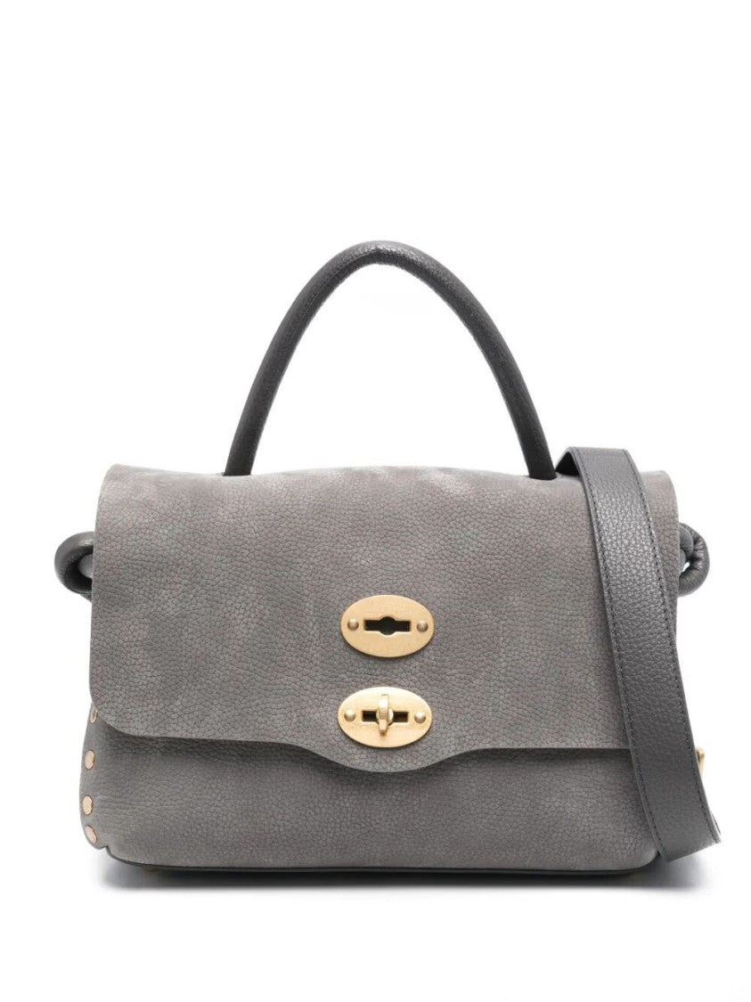 Zanellato Postina Suede Veneziana Grey Giucca S Bag