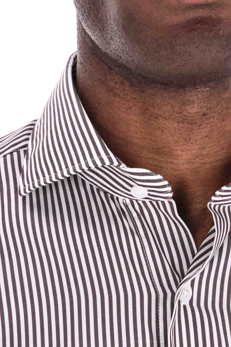 Barba Culto Line Cotton Striped Shirt