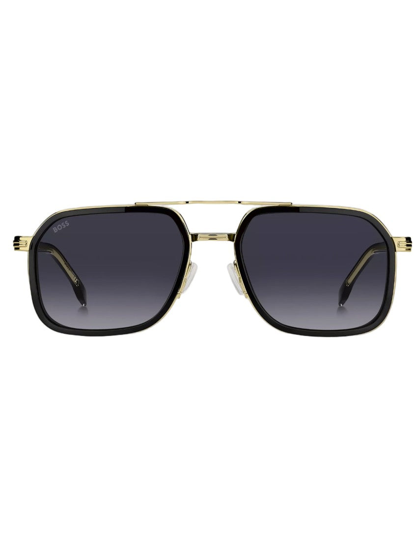 Hugo Boss Bold Square-Frame Hugo Boss Sunglasses With Gold Accents