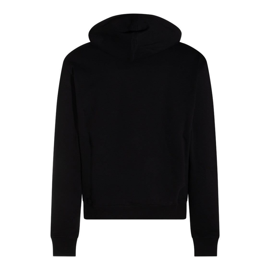 Ami Paris Knitwear Hoodie With Kangaroo Pocket And Drawstring Detail