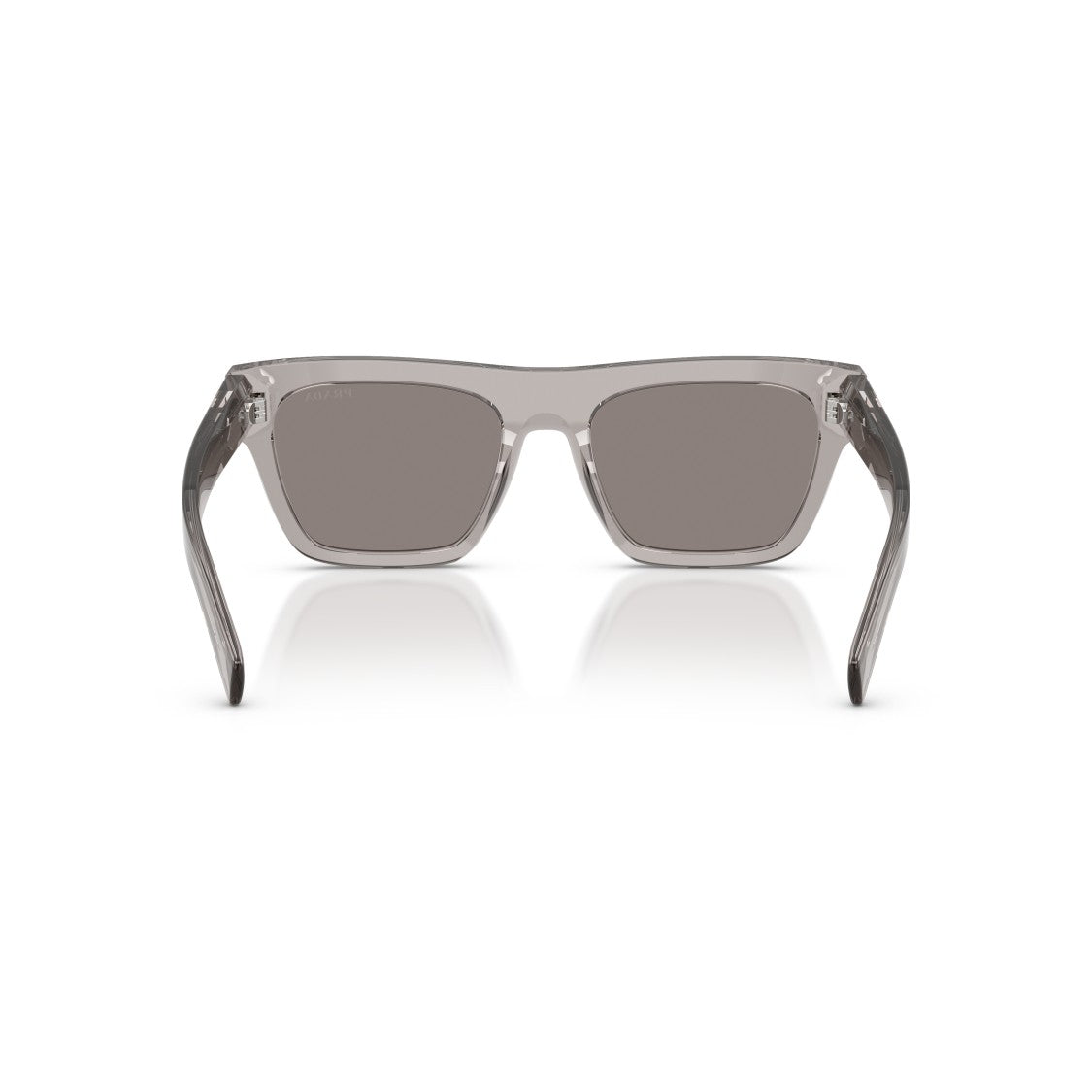 Prada Grey 0Pr C03s Translucent Acetate Sunglasses