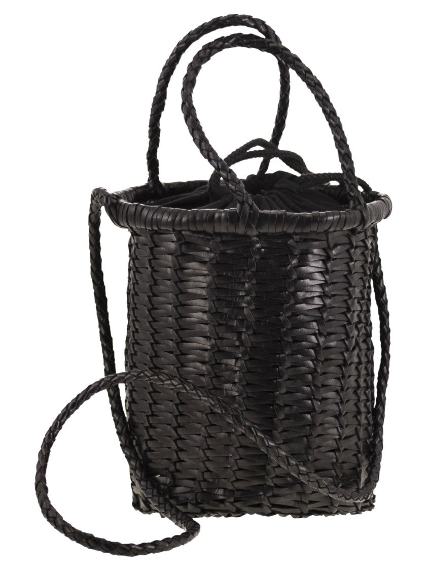 Dragon Lina Mini - Woven Leather Bag