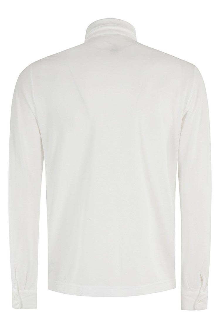 Zanone Ice Cotton Long Sleeve Polo Shirt