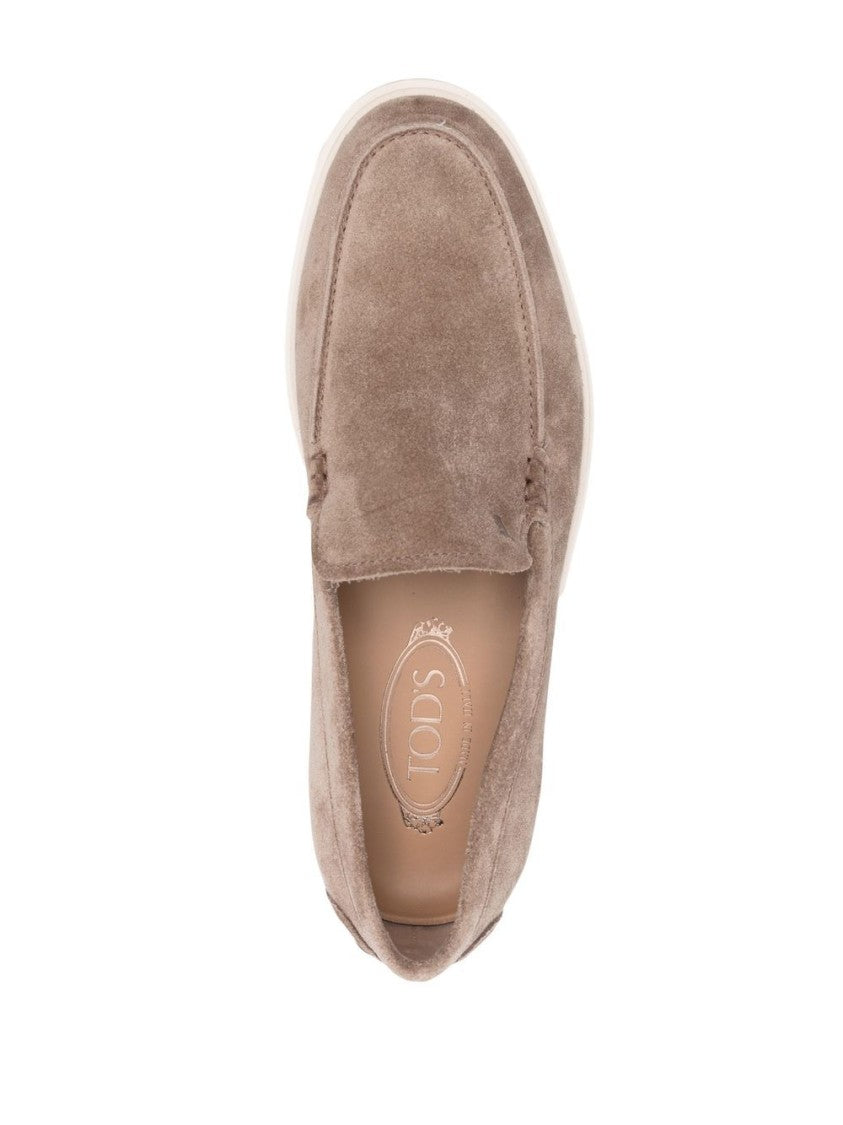 Tod's Slipper Loafer In Suede