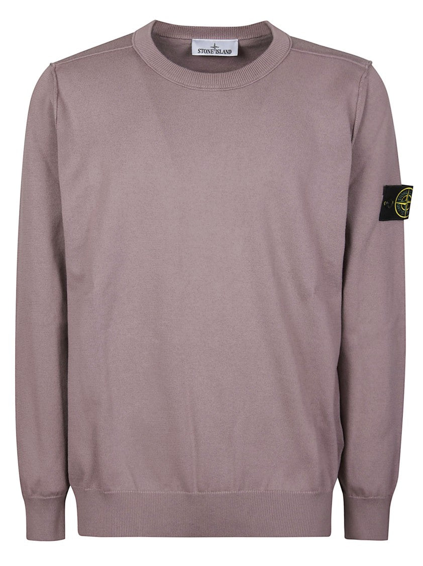Stone Island Round Neck Cotton Sweater