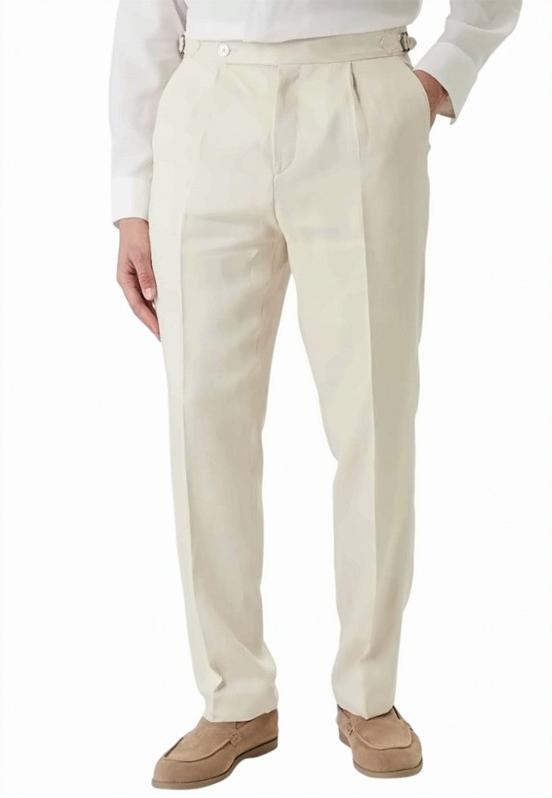Boss Beige Perino Pl Tapered Trousers