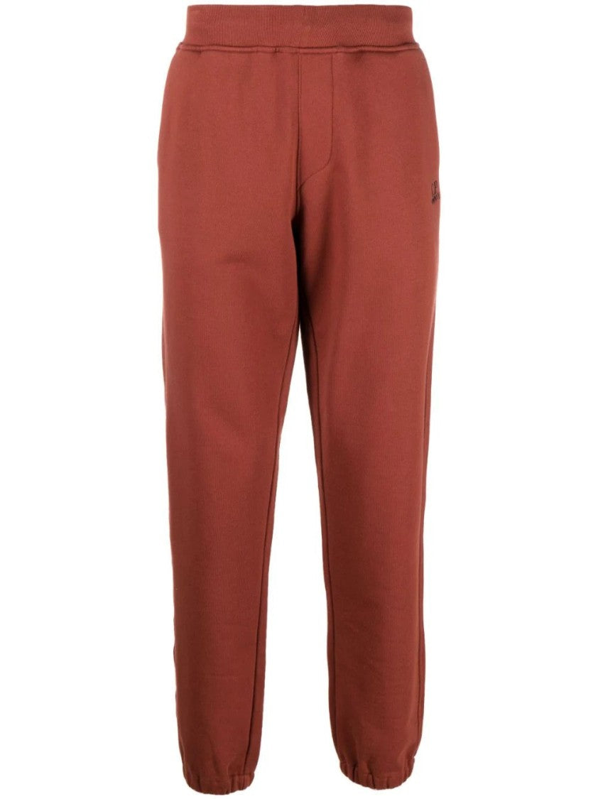 C.P. Company Relaxed Fit Brown Sweatpants With Elastic Waistband