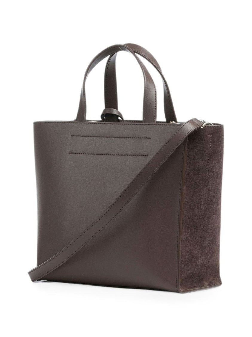 Furla Smooth Suede Leather Structured Handbag
