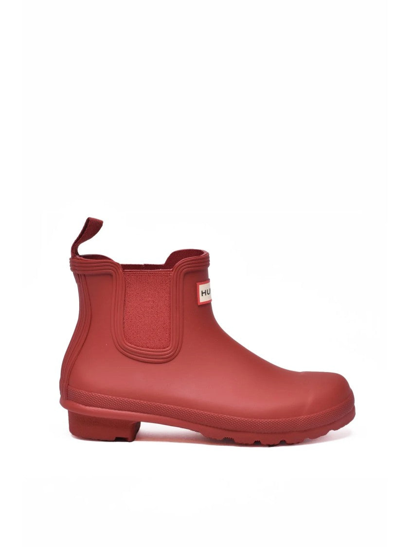 Hunter Red Rubber Galosh Boots
