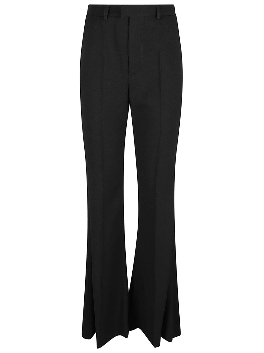 Balenciaga Fluid Viscose Trousers With Tailored Flare