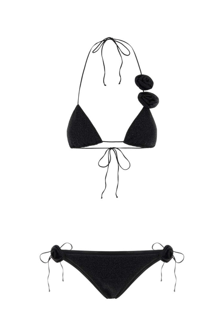 Oséree Black Nylon Blend Bikini