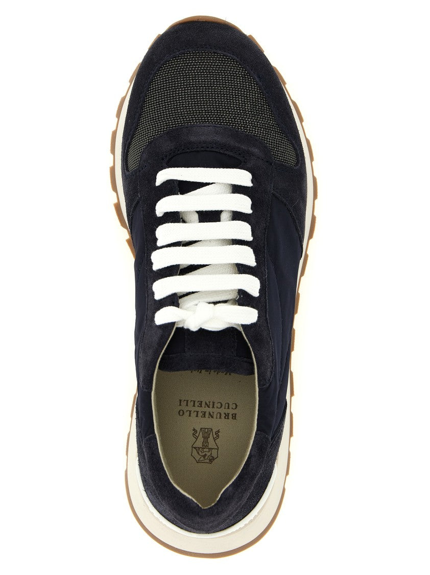 Brunello Cucinelli 'Active' Sneakers In Tone-On-Tone Techno