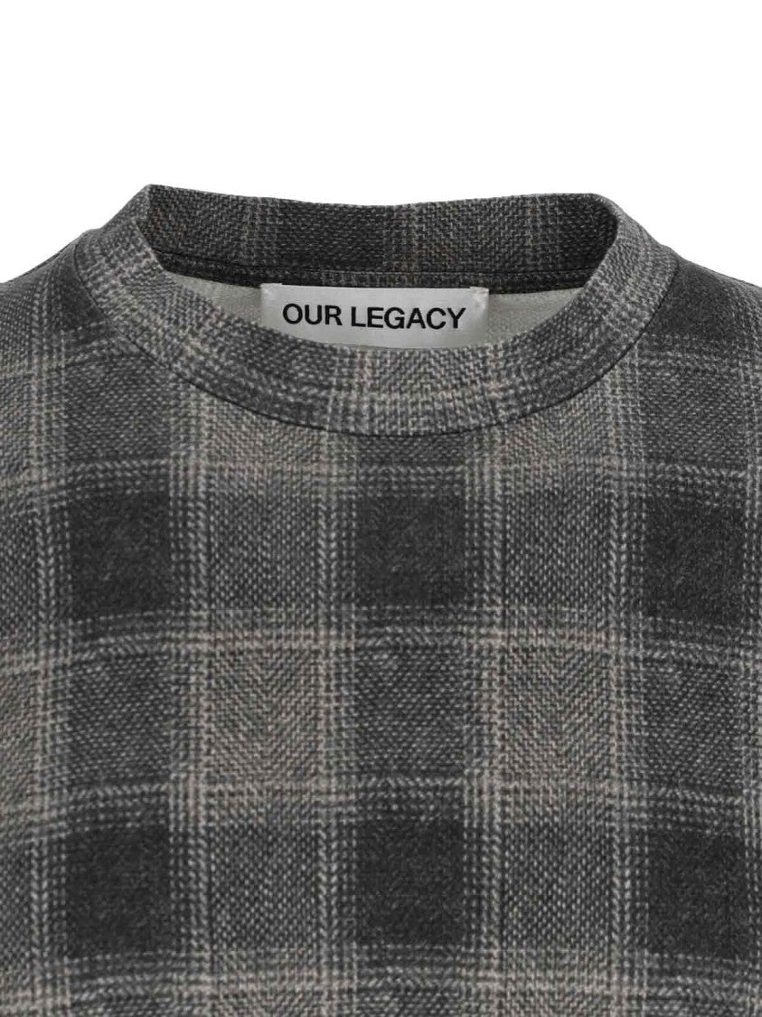 Our Legacy Oakland Check T-Shirt – Grey