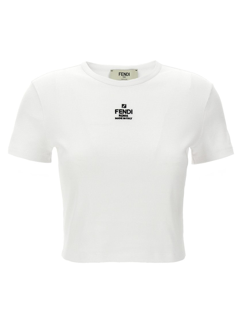 Fendi '' Cropped T-Shirt