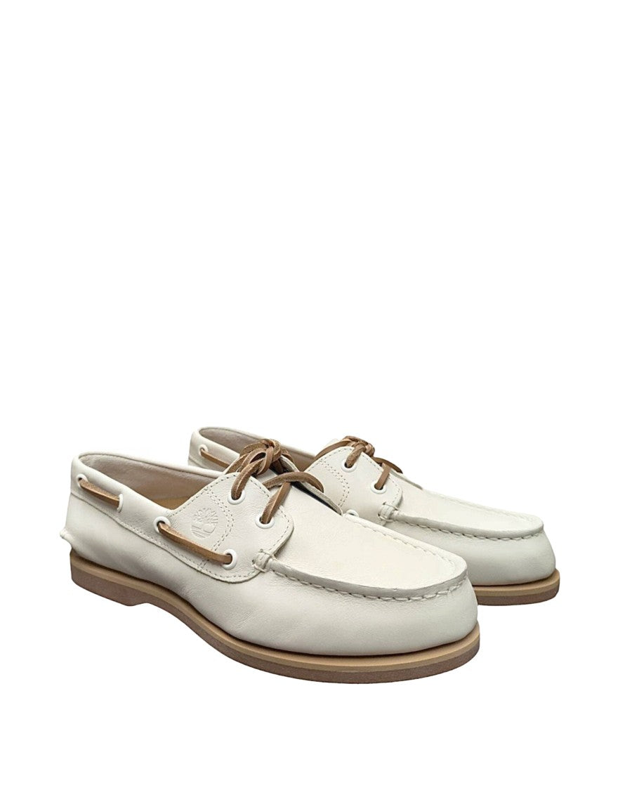 Timberland Classic Boat Shoe In Natural Full-Grain
