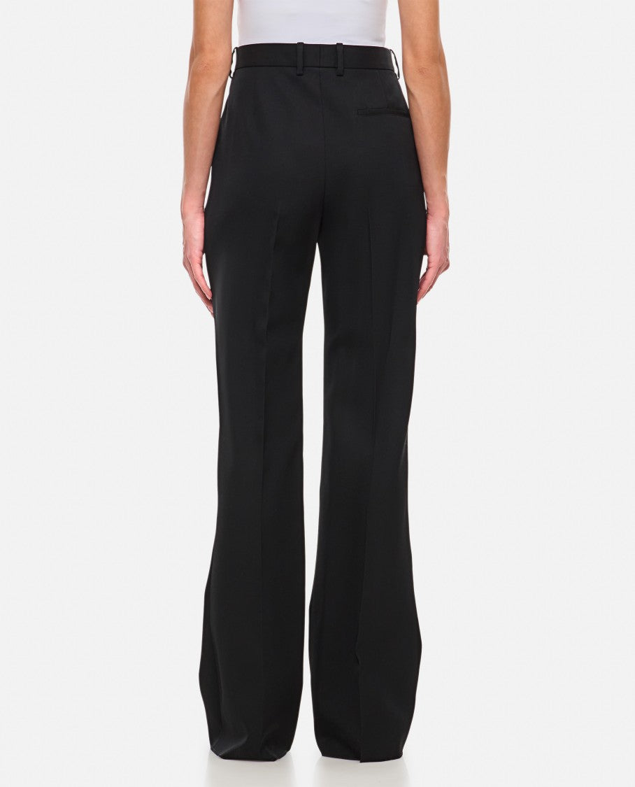 Bottega Veneta Sartorial Wool Twill Flared Pants